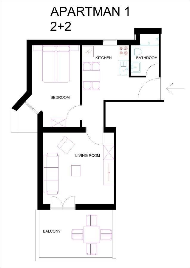 Apartments Bogdanic Krk I 크르크 외부 사진